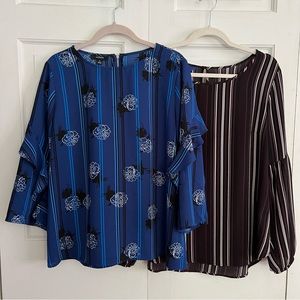 BUNDLE! (2) Sz Large tops; Alfani (PL) & Apt. 9